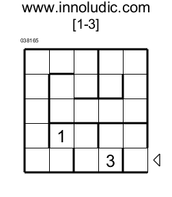 Sudoku Labyrinthe 5-3 no 38165