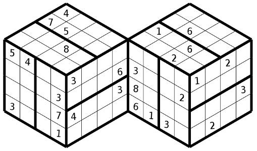Hyper Sudoku 3D grille