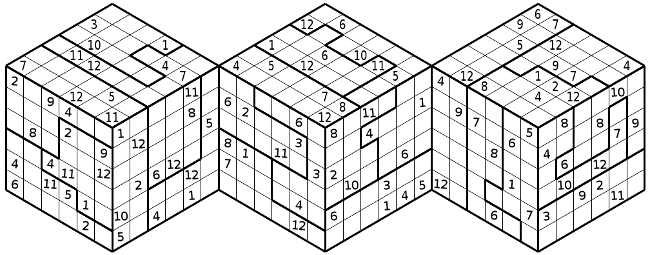 Hyper Sudoku 3D no 47 Hyper Sudoku 3D no 47