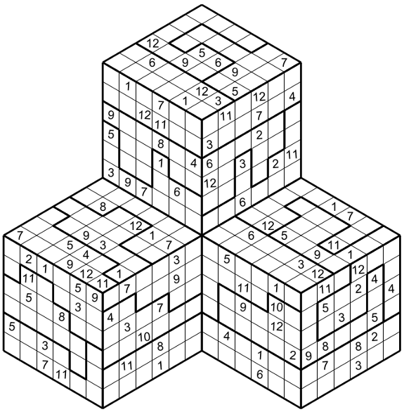 Hyper Sudoku 3D 6x6X6 no 206