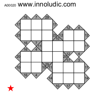 Kkakuro 7X7 n 20