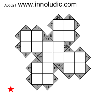 Kkakuro 7X7 n 21