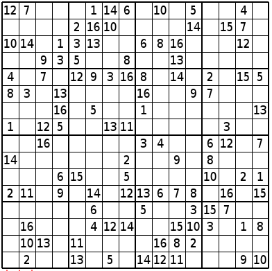 Super Sudoku no 1